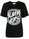 Michael Michael Kors Chain Logo T-shirt In Black