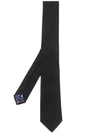 Paul Smith Embroidered Beetle Tie In Black