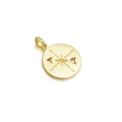 Missoma Compass Amulet Pendant In Gold