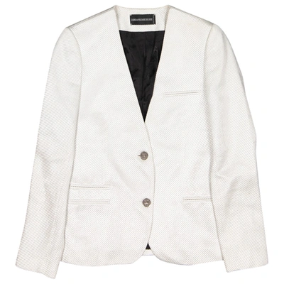 Pre-owned Zadig & Voltaire Jacket In White