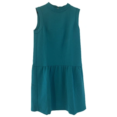 Pre-owned Claudie Pierlot Mid-length Dress In Green