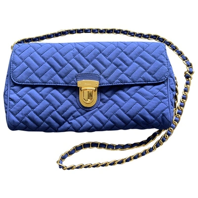 Pre-owned Prada Blue Cloth Handbag
