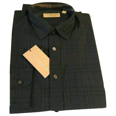 Pre-owned Burberry Green Cotton Shirts