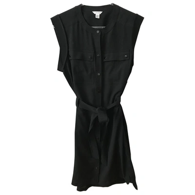 Pre-owned Calvin Klein Mini Dress In Black