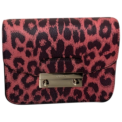 Pre-owned Furla Leather Crossbody Bag In Multicolour