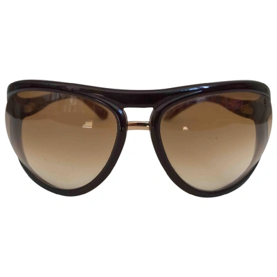 Pre-owned Tom Ford Brown Sunglasses