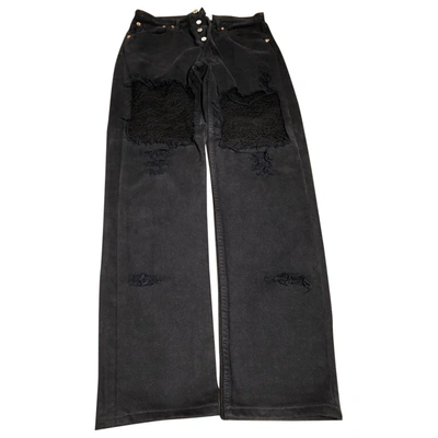 Pre-owned Forte Couture Large Jeans In Black