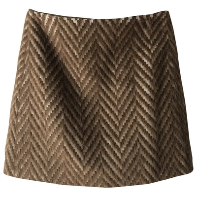 Pre-owned Marella Mini Skirt In Brown