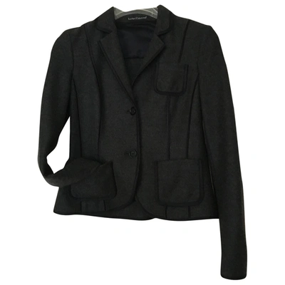 Pre-owned Luisa Cerano Anthracite Wool Jacket