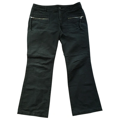 Pre-owned Comptoir Des Cotonniers Straight Pants In Black