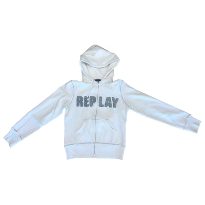 Pre-owned Replay White Cotton Knitwear