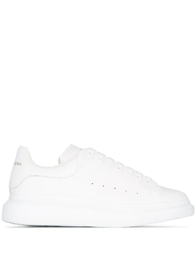 Alexander Mcqueen White Oversized Sneakers In 白色