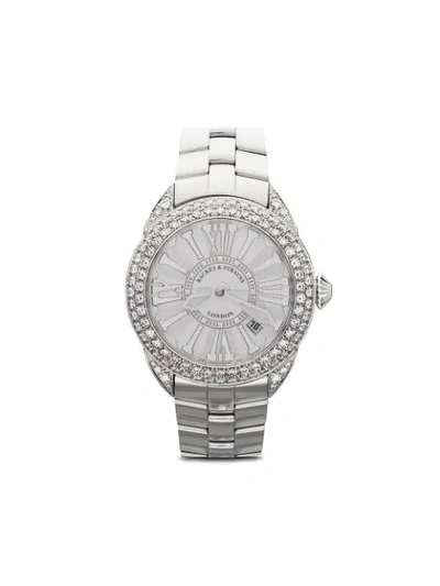 Backes & Strauss Piccadilly Steel 40mm In White