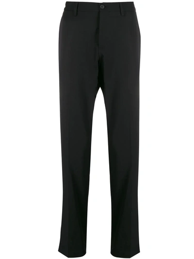 Bikkembergs Slim-fit Chino Trousers In Black