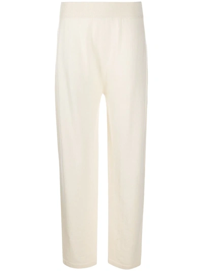 Agnona Knitted Trousers In White