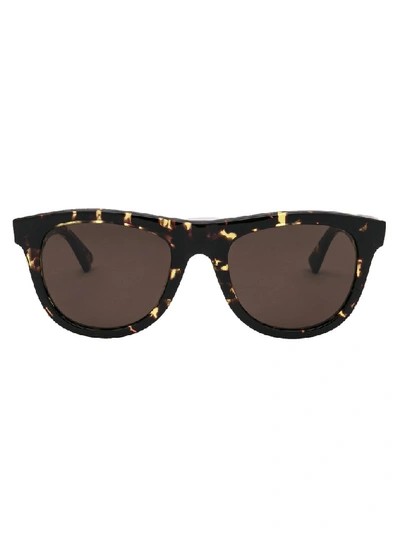Bottega Veneta Eyewear Tortoiseshell Sunglasses In Brown
