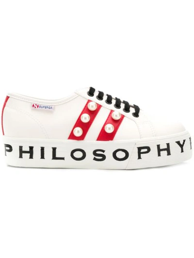 Philosophy Di Lorenzo Serafini Superga Sneakers In White