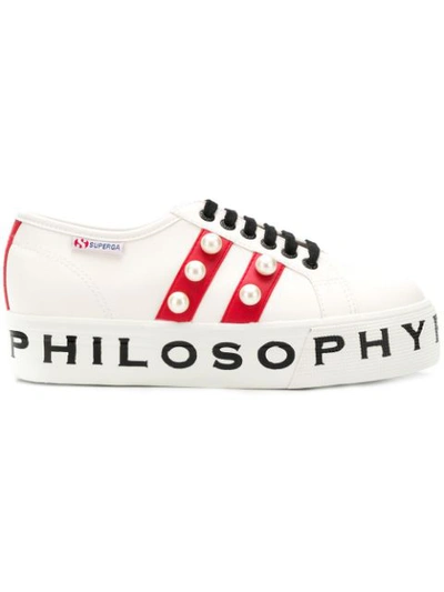 Philosophy Di Lorenzo Serafini Superga Trainers In White