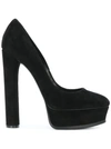 Casadei Classic Platform Pumps In Black