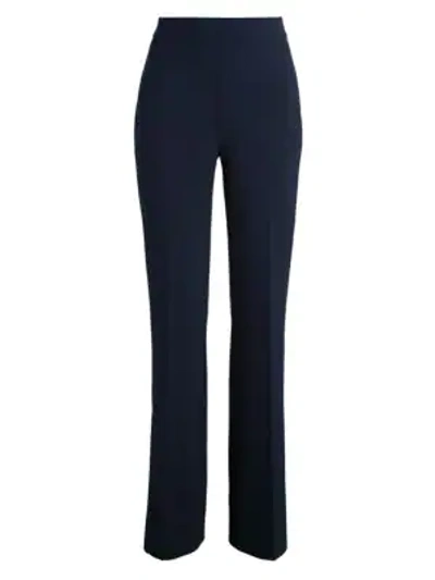 Kobi Halperin Plus Size Meghan Ponte Flare Pants In Navy