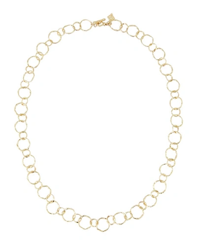 Armenta 18k Yellow Gold Circle Necklace, 18"