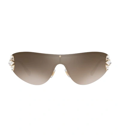 Miu Miu Crystal-embellished Sunglasses