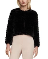 Bcbgmaxazria Faux Fur Shrug In Black