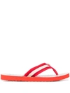 Tory Burch Women's Gemini Link Flip-flops In Liberty Red