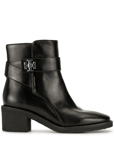 Tory Burch Women's Kira Block Heel Booties In Perfect Black