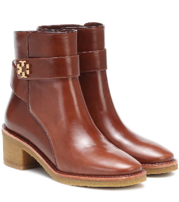 tory burch kira leather ankle boots