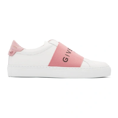 Givenchy White & Pink Elastic Urban Street Sneakers | ModeSens Givenchy White & Pink Elastic Urban Street Sneakers | ModeSens