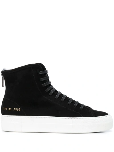 Common Projects Tournament Platform High-top Trainers In Black