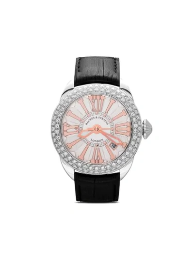 Backes & Strauss Piccadilly Steel Sp 40mm In White