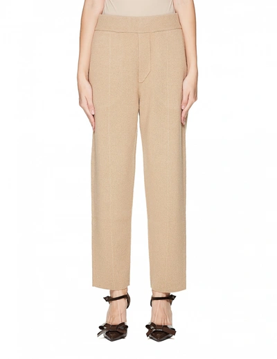 Haider Ackermann Beige Wool & Cashmere Knitted Trousers