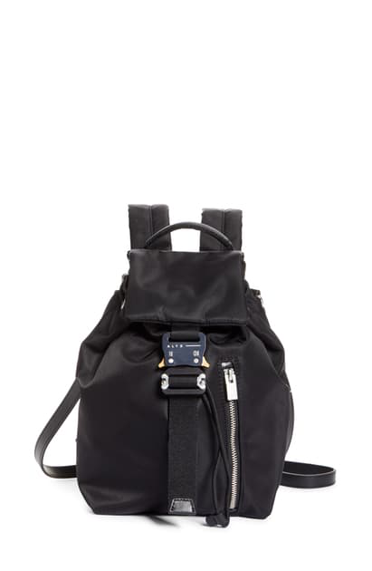 black buckle backpack