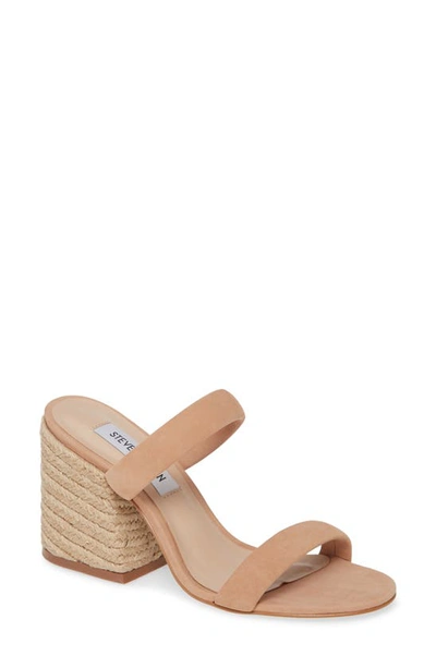 Steve Madden Marcella Slide Sandal In Camel Nubuck