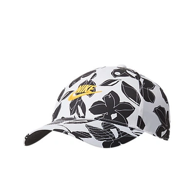 Nike Aerobill Legacy 91 Floral Adjustable Hat In White