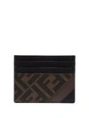 Fendi Ff Motif Pattern Cardholder In 黑色