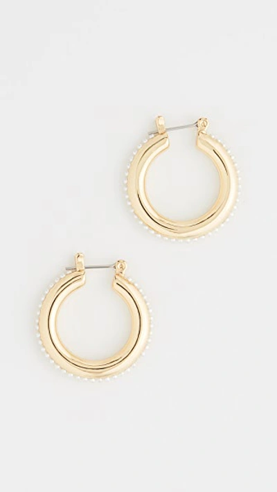 Luv Aj The Baby Amalfi Hoops In Gold