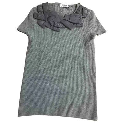 Pre-owned Moschino Cheap And Chic Wool T-shirt In Grey