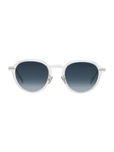 Dior Disappear1 49mm Round Sunglasses