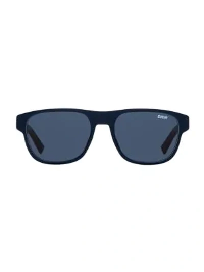 Dior Flag2 54mm Square Sunglasses In Blue