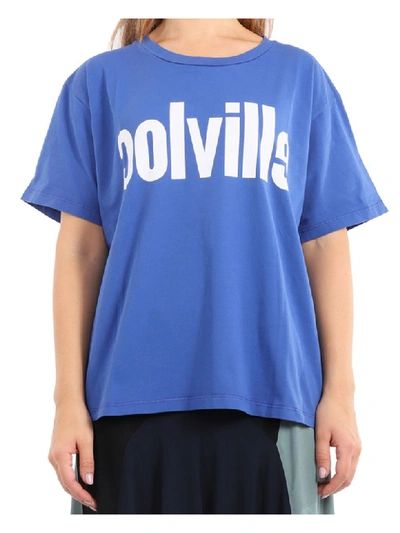 Colville Blue Inside Out Tee In Blu/bianco