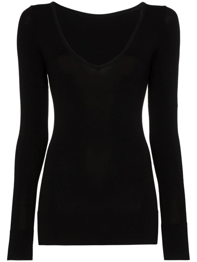 Fusalp Troop Iii Technical Base-layer Top In Black