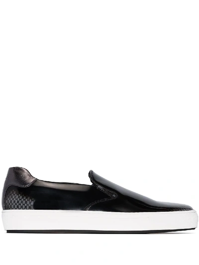 Hugo Boss Boss Black Tonal Logo Slip-on Sneakers