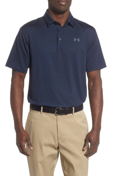 Under Armour Playoff 2.0 Loose Fit Polo In Academy/ Pitch Grey