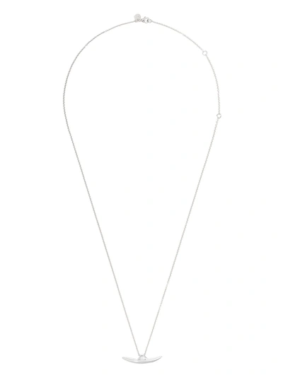 Shaun Leane Arc Pendant Necklace In Sterling Silver