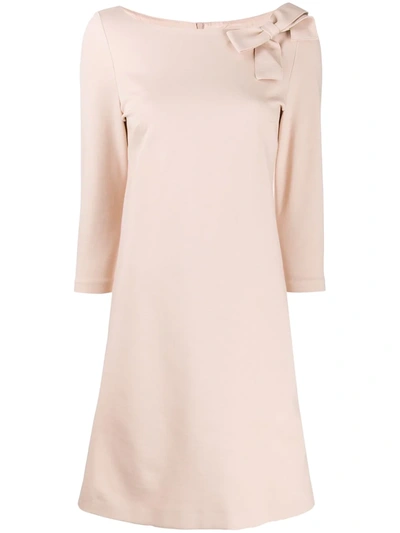 Goat Jemma Bow Embellished Dress In Neutrals