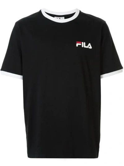 Fila T-shirt Mit Kleinem Logo In Black