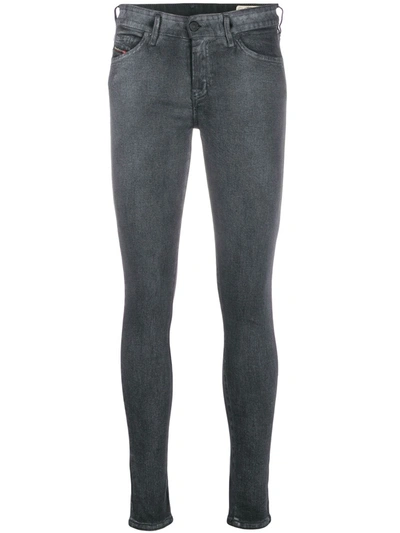 Diesel Slandy 069jv Skinny Jeans In Grey